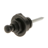 Maxbell Alloy Skidproof Belt Button Strap Lock Black for Electric Guitar & Bass