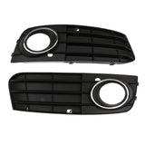 Maxbell 1 Pair Front Bumper Fog Light Grille Cover For Audi A4 A4L B8 2009 2010 2011