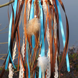 Maxbell Indian Bohemia Ribbon Dream Catcher for Wall Hanging Decoration
