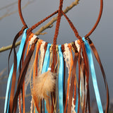 Maxbell Indian Bohemia Ribbon Dream Catcher for Wall Hanging Decoration