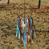 Maxbell Indian Bohemia Ribbon Dream Catcher for Wall Hanging Decoration
