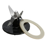 Maxbell Stainless Steel Blender Blade Replacement Black with Sealing Ring Gasket