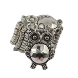 Maxbell 23x35mm Large tibetan Silver Owl Bird Charms Pendants for DIY Jewelry Pack of 10Pcs