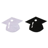 Maxbell 20x Mortarboard Shape Cake Topper Cupcake Dessert Picks Graduation Decor