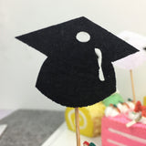 Maxbell 20x Mortarboard Shape Cake Topper Cupcake Dessert Picks Graduation Decor