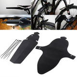 Maxbell Bicycle Fenders Durable Flexible Plastic Mudguards Lightweight Ergonomic Front Rear Fenders with Straps