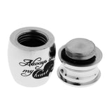 Maxbell Stainless Steel Pets Memorials Ash Hold Always in my Heart Cremation Urn Small Jar Openable