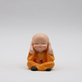 Maxbell 4Pieces Kung fu Monk Figurine Car Interior Ornament Decoration Creative Gift