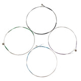 Maxbell String Instrument 4Pcs Silver String Nickel Plated Ball-end For Violin Accs