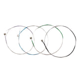 Maxbell String Instrument 4Pcs Silver String Nickel Plated Ball-end For Violin Accs