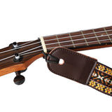 Maxbell Quality Materials Ukulele 1.5" Shoulder Strap with Long Adjustable Fittings