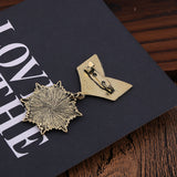 Maxbell Mens Punk Uniform Medal Streampunk Gothic Brooches Badge Brooch Pin