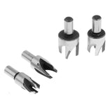 Maxbell 4 Pieces Carpentry Wood Plug Hole Cutter Claw Drill Bit Sets Tool 6/8/10/13mm