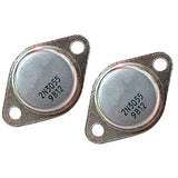 Maxbell TRANSISTOR 2N3055 TO-3 NPN Power Transistor - 60V 15A 115W Base Installation