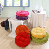 Maxbell Round Comfortable Breathable Super Soft Cotton Filling Corduroy Seat Cushion Outdoor Dining Picnic Accessory Yellow