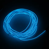 Maxbell 3 Mode Lights Luminescent Neon LED Lights Glow EL Wire String with Controller for Car Decor Party Decor Camping Lights 5 Meters Blue