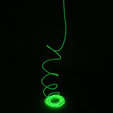 Maxbell 3 Mode Lights Luminescent Neon LED Lights Glow EL Wire String with Controller for Car Decor Party Decor Lights 5 Meters Flourescent Green