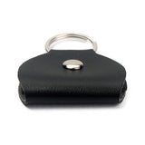 Maxbell Keyring Guitar Picks Holder Bag Leather-Black