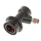 Maxbell Wine Brew Beer Keg LIQUID OUT Disconnect Beer Keg Connector Beer Tap Fittings, Black