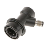 Maxbell Wine Brew Beer Keg LIQUID OUT Disconnect Beer Keg Connector Beer Tap Fittings, Black