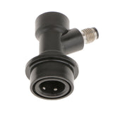 Maxbell Wine Brew Beer Keg LIQUID OUT Disconnect Beer Keg Connector Beer Tap Fittings, Black