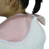 Maxbell Adjustable Large PVC Bib Cloth Protect Apron with Bottom Pockets for Eldery Patient Disability