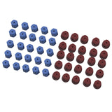 Maxbell 50 Pieces AC A/C Charging Port Service Caps R134a R12 13mm & 16mm Red Blue