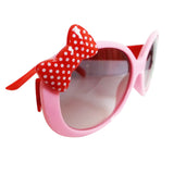 Maxbell Kids Cute Fashion Bowknot Decor Funny Sunglasses Gift Pink Frame