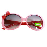 Maxbell Kids Cute Fashion Bowknot Decor Funny Sunglasses Gift Pink Frame