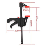 Maxbell F Woodworking Clamp Clip Heavy Duty Wood Woodwork Tool Clamp Random Color