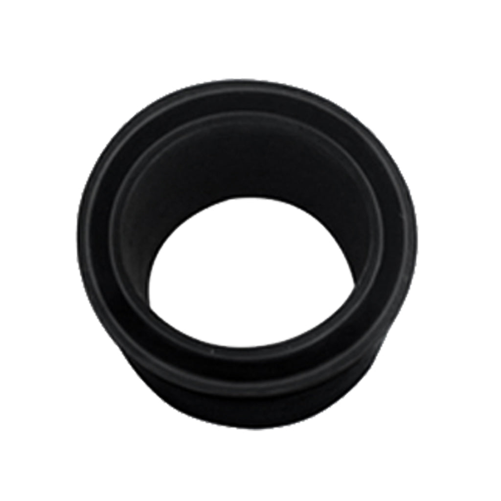 Maxbell 6 Pieces Black Rubber 2'' 50.8mm Rod Holder Insert Protectors for Marine Boat Fishing Bait Board Stainless Steel Rod Holder