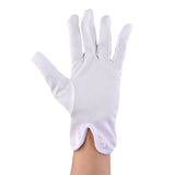 Maxbell 1 Pair Professional Snooker / Pool Billiard Referee Gloves White Cotton