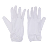 Maxbell 1 Pair Professional Snooker / Pool Billiard Referee Gloves White Cotton