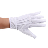 Maxbell 1 Pair Professional Snooker / Pool Billiard Referee Gloves White Cotton