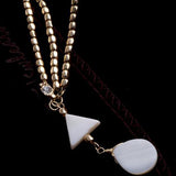 Maxbell Women Fashionable Forehead Chain Pendant Headpice Headwear Head Decor Hair Accessories Gold
