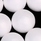 Maxbell 100 Pieces White Polystyrene Foam Balls Christmas Decoration Ornaments for DIY Modeling Crafts Kids Crafts 35mm