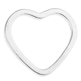 Maxbell Pack of 20PCS Alloy Heart Shape Findings Charms For Jewelry Bracelet Necklace Earrings Making Craft Silver