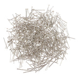 Maxbell Pack of 500PCS T Shape Needles Flat Head Pins For Beading Crafts Jewelry Necklace Earrings Bracelet Making 20mm