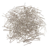 Maxbell Pack of 500PCS T Shape Needles Flat Head Pins For Beading Crafts Jewelry Necklace Earrings Bracelet Making 20mm