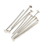 Maxbell Pack of 500PCS T Shape Needles Flat Head Pins For Beading Crafts Jewelry Necklace Earrings Bracelet Making 20mm