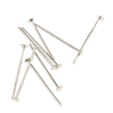 Maxbell Pack of 500PCS T Shape Needles Flat Head Pins For Beading Crafts Jewelry Necklace Earrings Bracelet Making 20mm