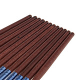 Maxbell Set OF 12PCS Professional Multipurpose Liquid Eyeliner Brushes Beauty Supplies Cosmetic Tool Blue Brown 4.7 inch