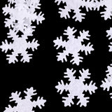 Maxbell 50 Pieces Non-woven Fabric Christmas Snowflake Patch Padded for DIY Xmas Decoration