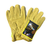Maxbell Welding Gloves Cowhide Leather, Yellow - 9.5''