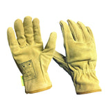 Maxbell Welding Gloves Cowhide Leather, Yellow - 9.5''