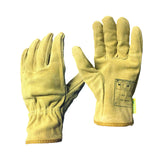 Maxbell Welding Gloves Cowhide Leather, Yellow - 9.5''