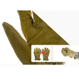 Maxbell Welding Gloves Cowhide Leather, Yellow - 9.5''