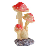 Maxbell Resin Mini Mushroom Figurine Figure for Indoor Garden Grassland Decors Collectible