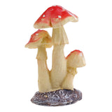 Maxbell Resin Mini Mushroom Figurine Figure for Indoor Garden Grassland Decors Collectible