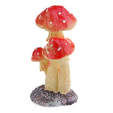 Maxbell Resin Mini Mushroom Figurine Figure for Indoor Garden Grassland Decors Collectible